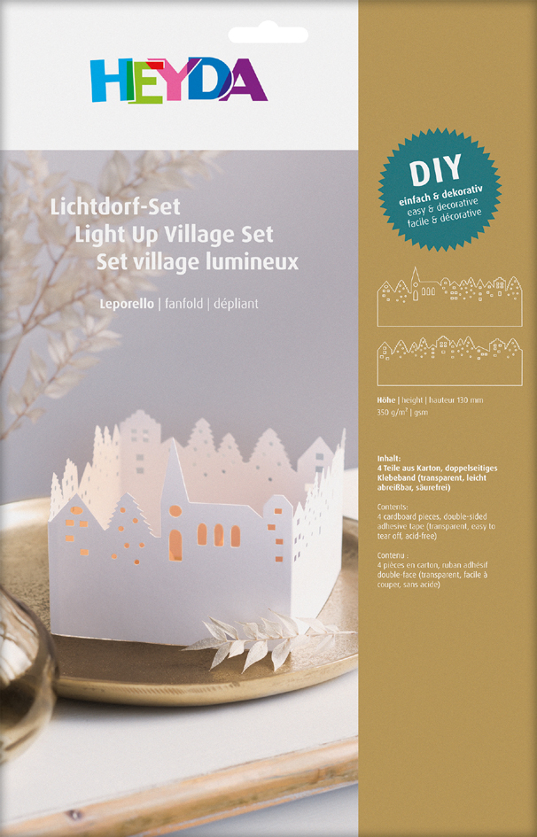 Kit village illuminé Leporello