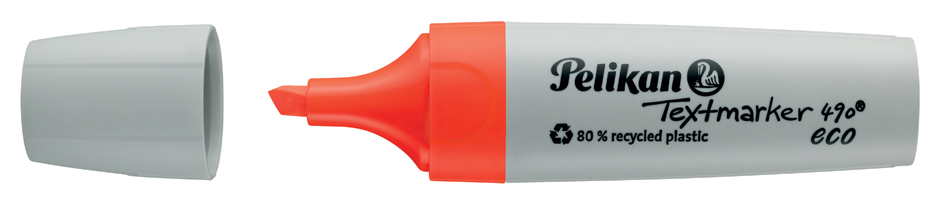 Pelikan Surligneur 490 eco, rouge fluo