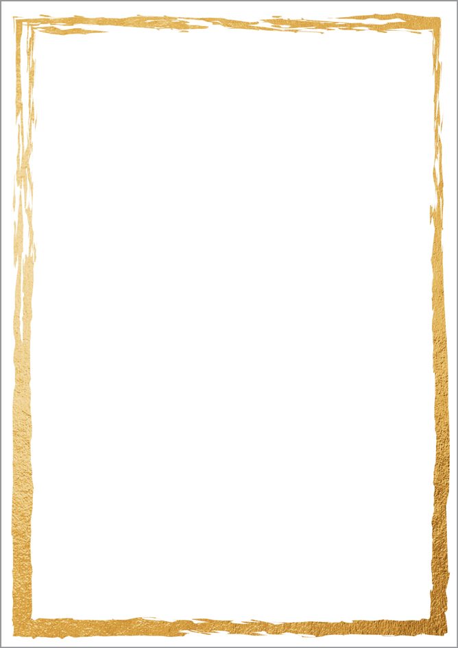 sigel papier Design 'Golden frame', A4, 200 g/m2