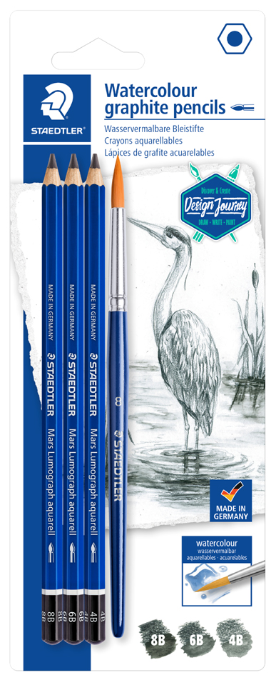 Crayons de couleur aquarellables