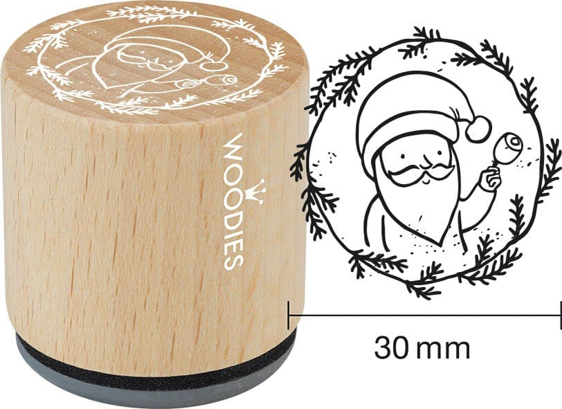 COLOP Tampon à motif Woodies 'père Noël'