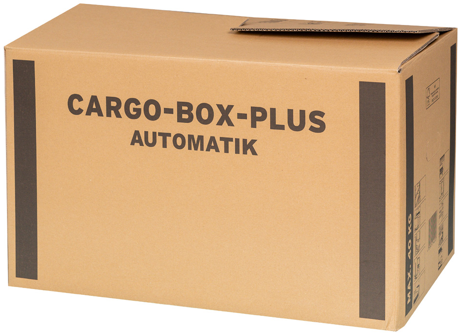 Carton de déménagement "CARGO-BOX-PLUS AUTOMATIK", avec fond automatique