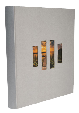 EXACOMPTA Album photos MILANO 290 x 320 mm, gris