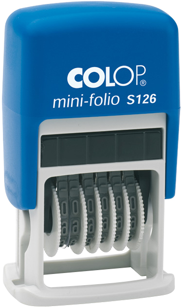 COLOP Tampon numéroteur Mini Dateur S126, 6 positions