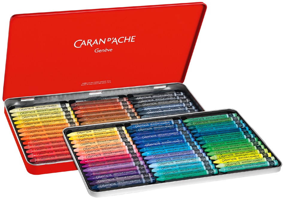 Crayons à la cire aquarellable