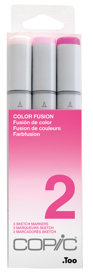 COPIC Marqueur sketch, kit de 3 'Color Fusion 2'