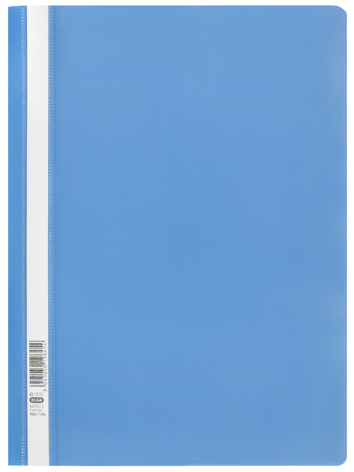 Oxford Chemise à lamelle, A4, PP, bleu