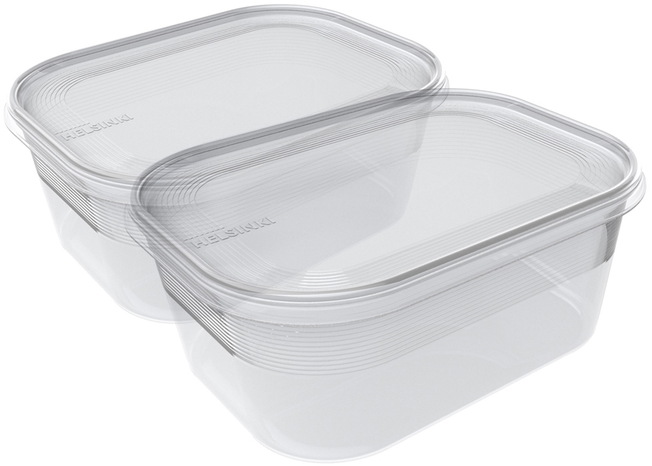 plast team Set de 2 boîtes de congélation Helsinki, 1,4 L