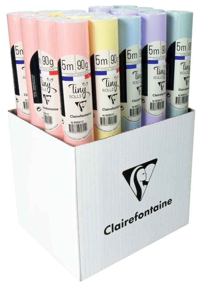 Clairefontaine Papier cadeau 'Tiny Rolls Pastell'