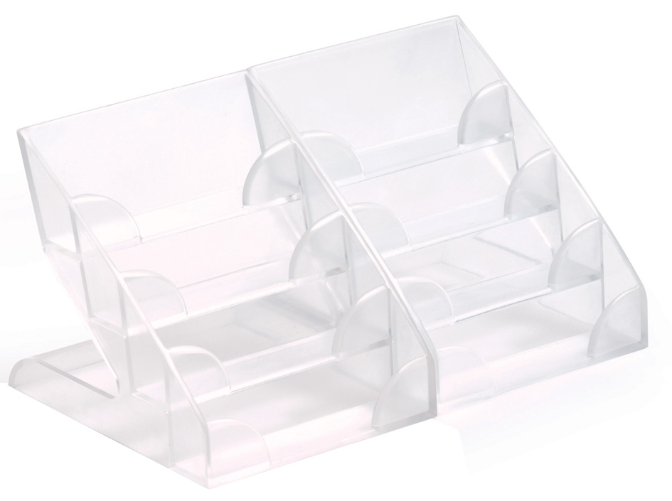 DURABLE Présentoir pour cartes de visite, plastique dur