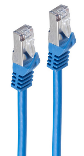 shiverpeaks Câble patch plat BASIC-S U/FTP, Cat. 6A, 0,25 m