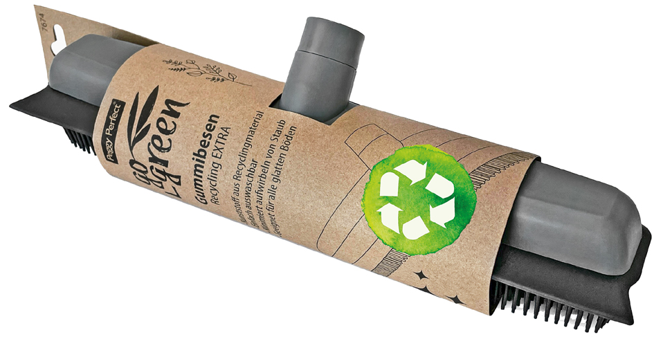 Balai en caoutchouc "GoGreen", emballage
