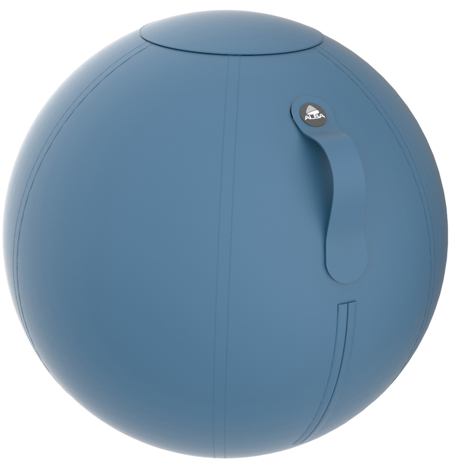 ALBA Ballon d'assise ergonomique 'MHBALL', bleu canard