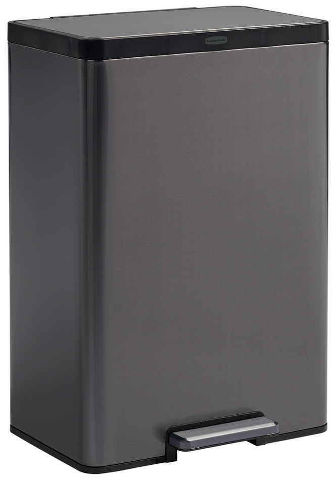 Rubbermaid Collecteur à pédale Elite Dual Stream, 39 litres