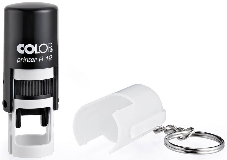 COLOP Tampon pour texte Printer R12, rond, noir