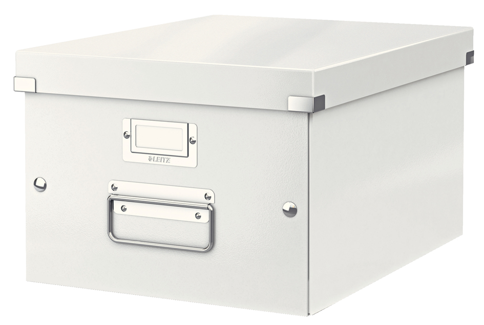 LEITZ Boîte de rangement Click & Store WOW, A4, blanc