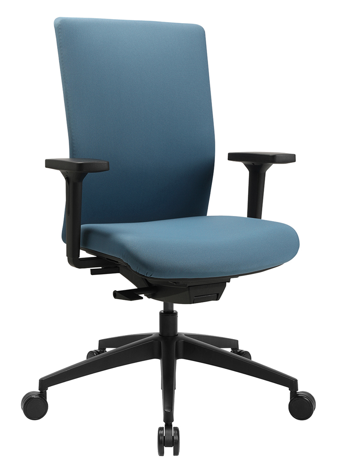 Topstar Chaise de bureau 'Sitness Airwork G', noir/pétrole