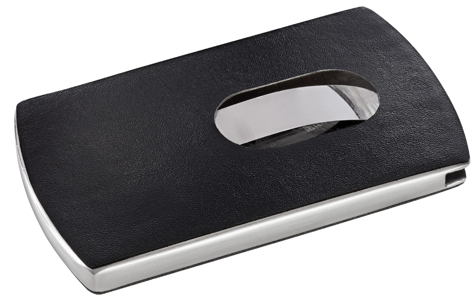 sigel étui pour cartes de visite 'Snap', simili cuir