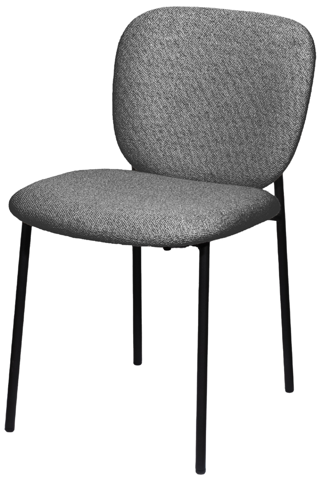 PAPERFLOW Chaise visiteur TWIST set de 2, gris