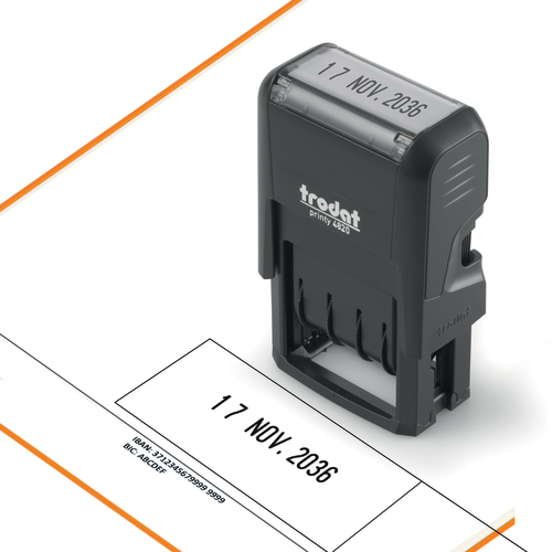 trodat Cassette d'encrage 6/4911, pack de 2, noir (Prix du conditionnement) noir noir 2 pièces