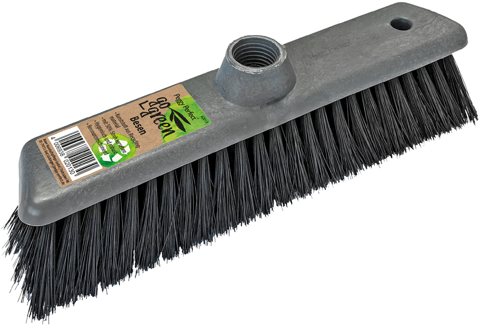 Balai en plastique "GoGreen", brosse synthétique