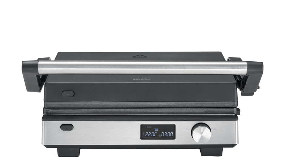 SEVERIN Gril électrique 3 en 1 SEVINI Flex, argent/noir