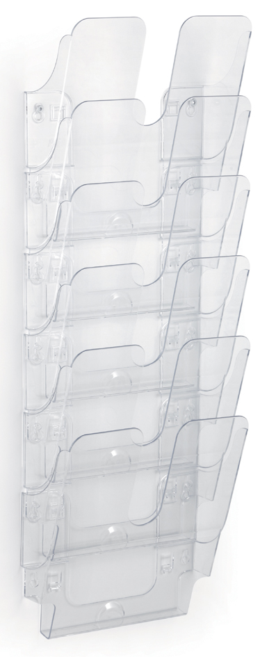 DURABLE Set de porte-brochures mural 'FLEXIPLUS 6', A4