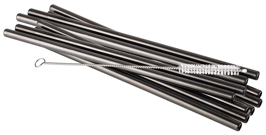 Pailles, acier inoxydable