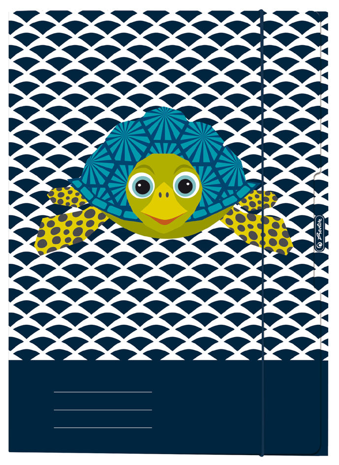 herlitz Carton à dessin 'Cute Animals Turtle', A4