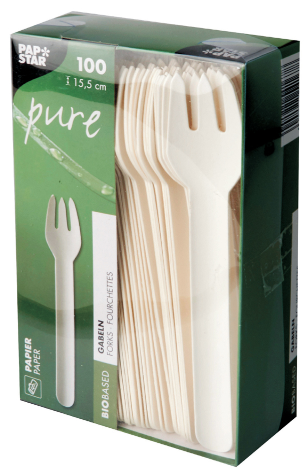 Couverts jetables, carton