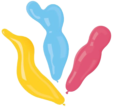 PAPSTAR Ballon de baudruche 'Figures', couleurs assorties