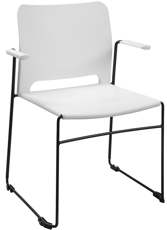 Topstar Chaise visiteur 'Visit Lite', plastique, blanc