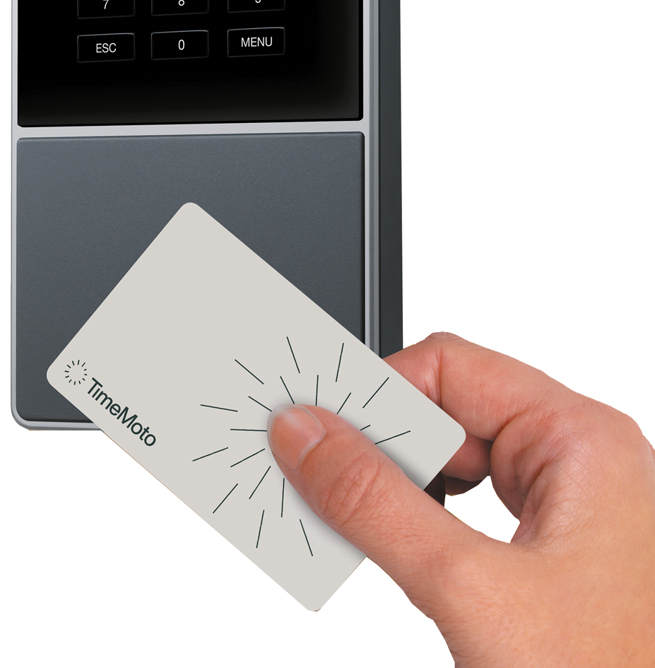 Visuel de référence: présente l'utilisation avec le badge RFID