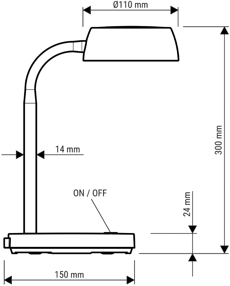Vue détaillée : dimensions