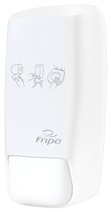 Fripa Distributeur désinfectant siège WC, plastique, blanc