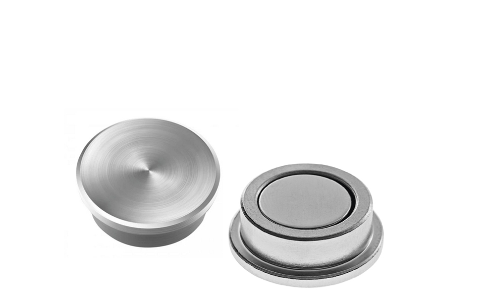 magnetoplan Aimant néodyme Discofix 'forte', 25 mm, argent