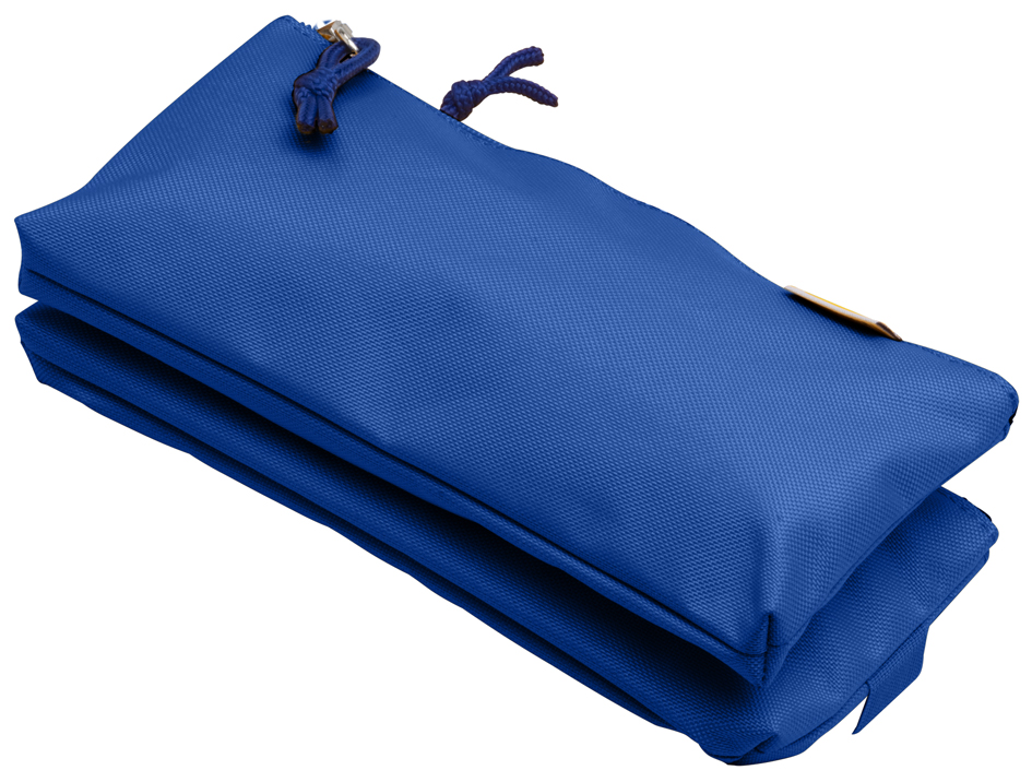 Oxford Trousse à deux compartiments, polyester, bleu