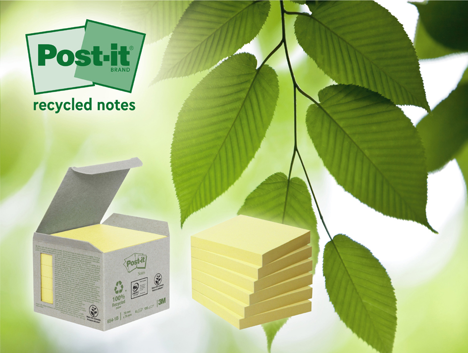 Notes adhésive recyclés, Z-Notes