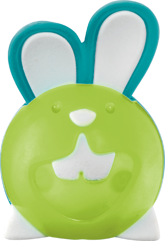 Gomme en plastique CROC CROC PUZZLE, turquoise/vert/blanc