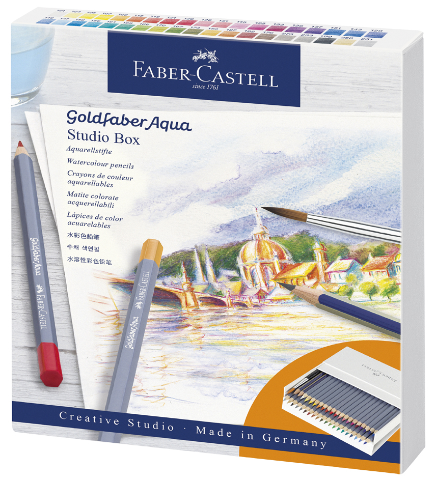 FABER-CASTELL Crayons de couleur aquarelle GOLDFABER