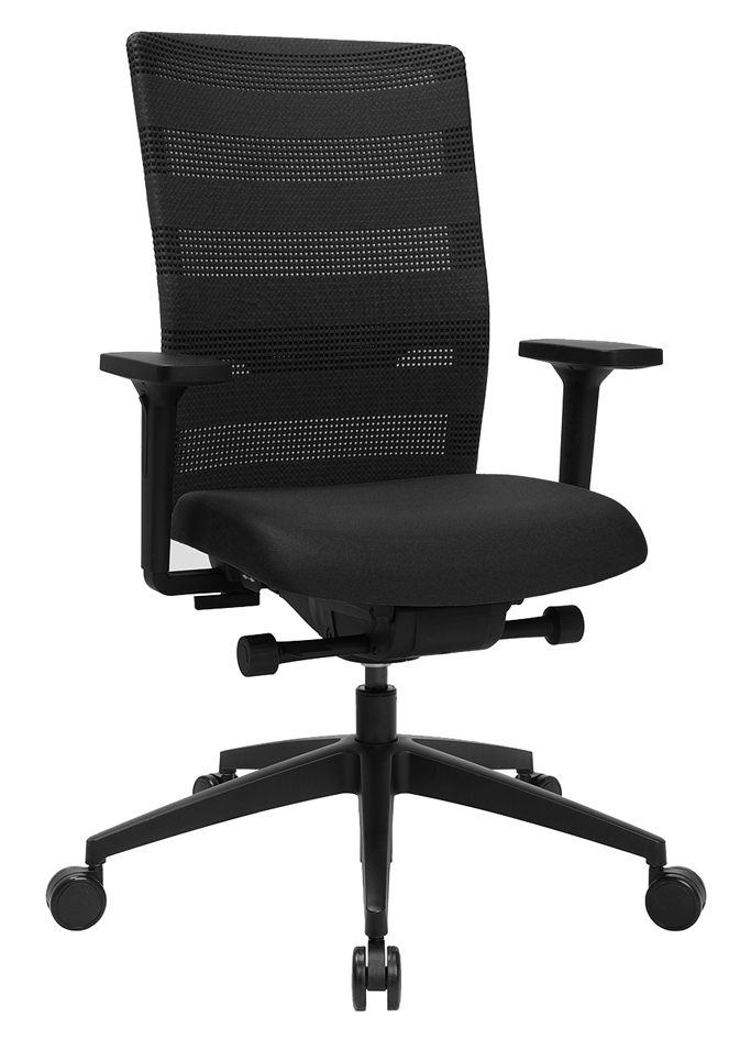 Topstar Chaise de bureau pivotante 'Sitness Airwork', noir