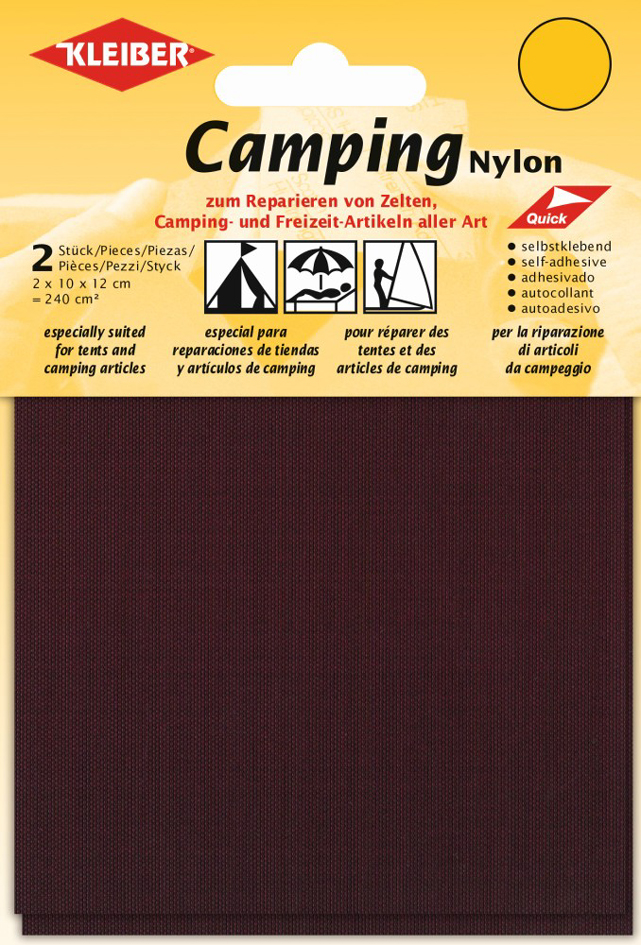 KLEIBER Pièces de réparation, nylon, autocollant, bordeaux