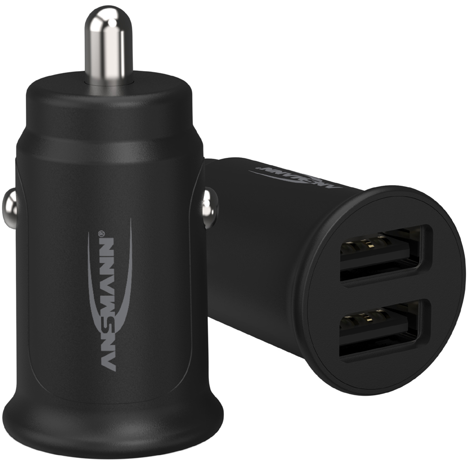 ANSMANN Chargeur voiture USB In-Car-Charger CC212, 2x USB