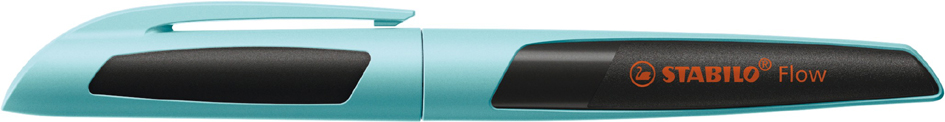 STABILO Stylo à plume Flow, turquoise/noir