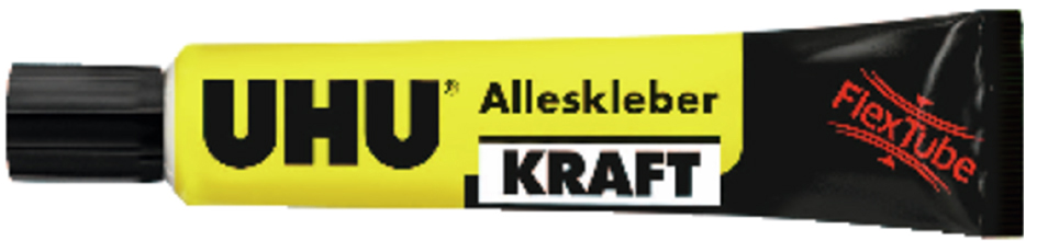 UHU Colle universelle Kraft, avec solvant, transparent, 18 g