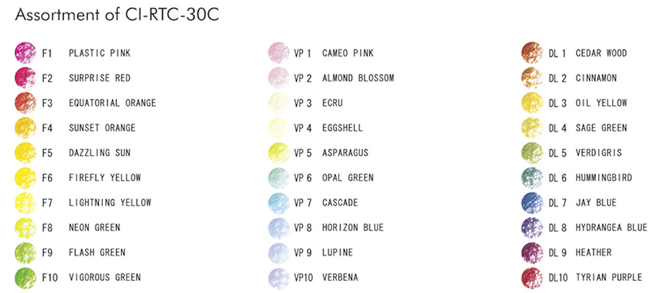 Aperçu des couleurs