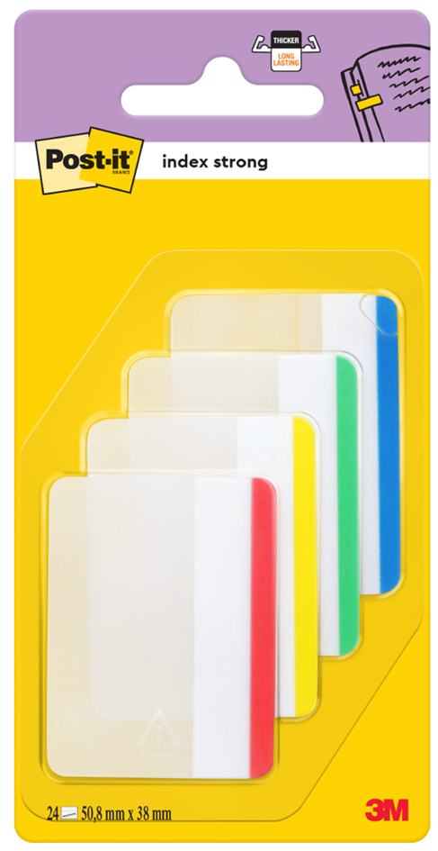 Post-it Marque-page Index Strong, large, 50,8 x 38 mm
