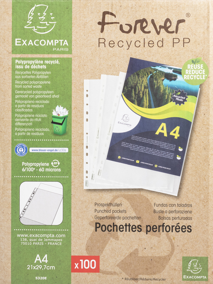 Pochette perforée Forever, PP recyclé - emballage