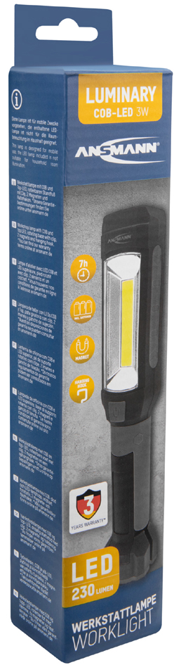 Lampe d'atelier à LED WL230B, emballage