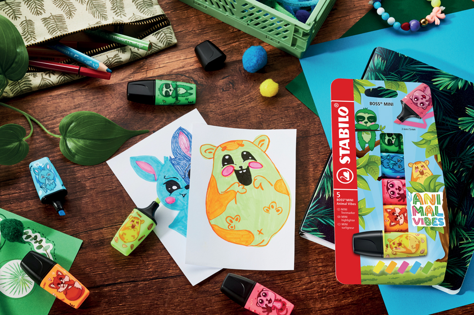 Présentoirs mini surligneurs